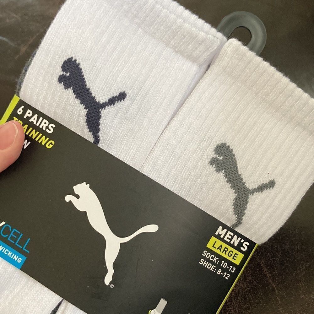 Puma Training Crew Socks 6pk